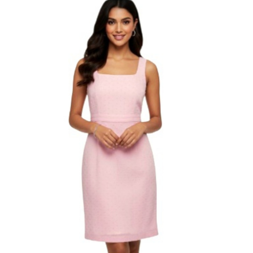 Lilly Pulitzer Vintage Wool Tea Dress in Dusty Pink Rare White Tag Sz 8 NWT